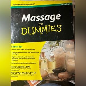 "Massage For Dummies" Book - Used 2nd edition